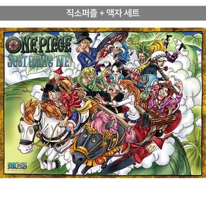 500피스 직소퍼즐+액자세트 - 원피스 새로운 모험 (액자포함), 단품, 단품, 1개