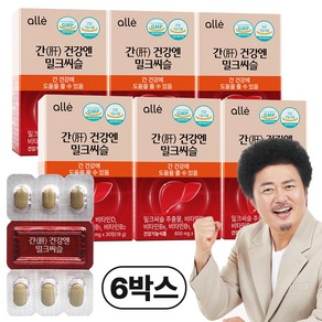 밀크씨슬 간 건강 알레, 3개, 60정