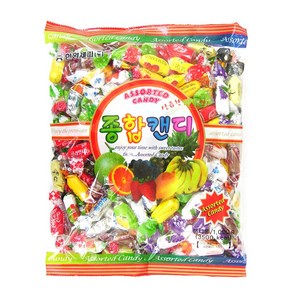 한양제과 실속형 상큼한 종합캔디 1000g 사탕 디저트, 1개, 1kg