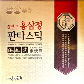 고려홍삼원 6년근 홍삼정 판타스틱, 1박스, 300ml