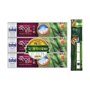 죽염 시린고 치약 120gX3+죽염칫솔1입, 1세트