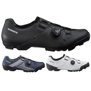 시마노 XC3 와이드 SH-XC300 SPD MTB 바인딩 클릿 슈즈 와이드 색상 3종, 화이트(와이드), 37(23.2CM)
