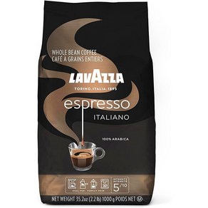 Lavazza Espesso Italiano Whole Bean Coffee 라바짜 에스프레소 이탈리아 미디엄 홀빈 커피 1kg, 997g, 1개