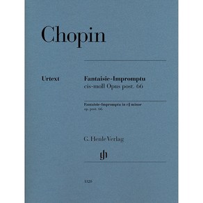 Chopin - Fantaisie-Impomptu c shap mino op. post. 66 쇼팽 - 즉흥 환상곡 C#단조 op. 66  Henle 헨레