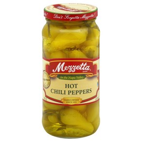 MEZZETTA PEPPER CHILI HOT 16 OZ 메제타 페퍼 칠리 핫 16온스, 1개