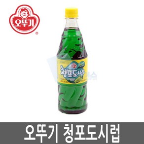 ileum^m오뚜기 청포도향시럽 1kg 1병 슬러시원액 슬러시용 맛있는 고급 다용도 과일향 빙수용 희석해서먹는 음료베이스 업소용일medi*^, 1개