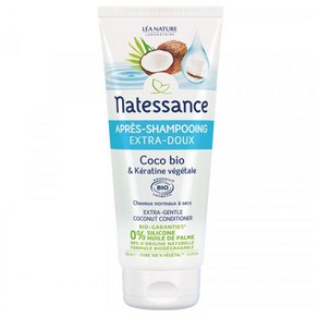 NATESSANCE 나떼쌍스 바이오 코코넛-야채 케라틴 엑스트라 젠틀 컨디셔너 200ml, 1개