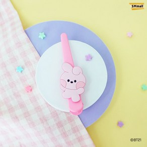 BT21 미니니 빅 헤어 클립 헤어핀 쿠키