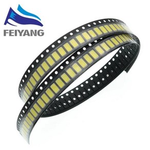 LED칩 100pcs 5630/5730-cw/ww 0.5w-150ma 50-55lm 6500 k 백색광 smd 5730 5630 led 5730 다이오드 (3.2 ~ 3.4 v, [01] WHITE