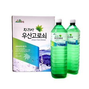 2025년 지리산 우산고로쇠 첫수액 당일발송, 6개, 1.5L