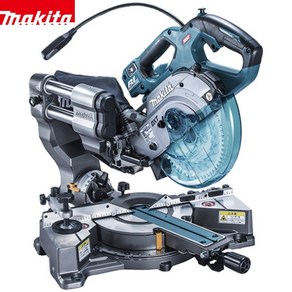 Makita 마끼다 40V 충전식 무선 슬라이드 원형톱 각도절단기 LS001G, 본체만+톱날(배터리/ 충전기 별매), 1개