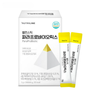 뉴트리라인 5세대 4조유산균 밸런스틱 파라바이오틱스 (3박스 3개월분) 60g, 3개