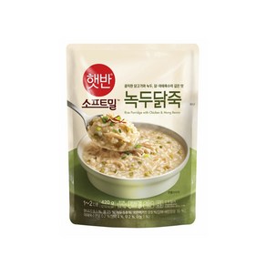 비비고 녹두닭죽, 420g, 7개