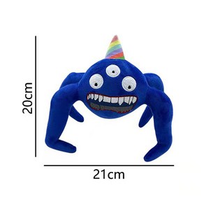 Choo-Choo Chales 봉제 장난감 반반 공포 게임 거미 동물 피규어 인형 기차 어린이 선물, [18] 무배 20cm, 1개