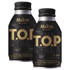 Maxim 에스프레소 T.O.P 더블랙 275ml x 24캔, 1개, 사장님픽 본상품선택, 24개