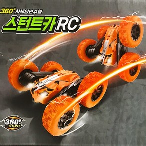 스턴트카 RC 장난감 RC카 입문 360도 회전 무선자동차, 혼합색상, 1개