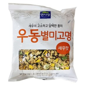 면사랑 새우맛 우동고명 250g, 1개