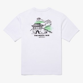 [국내정식매장] 노스페이스 반팔티 티셔츠 The North Face NAMHANSANSEONG EDITION S/S R/TEE - WHITE