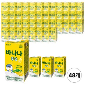 푸르밀 바나나우유, 48개, 190ml