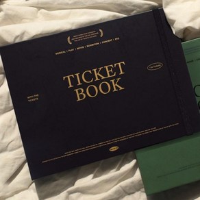 [비온뒤] 비온뒤 TICKET BOOK, 블랙, 색상:블랙