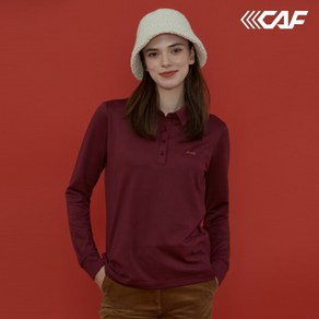 르까프 23FW 여성 기모 카라티셔츠 Wine