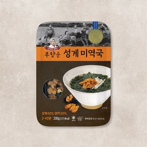 제주 부향순 성게미역국 200g X 4팩 밀키트 제주맛집 직송, 1개, 800g