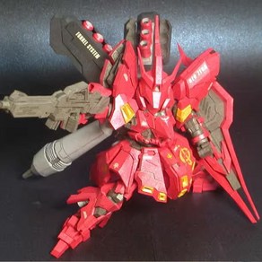 SD건담 SAZABI 사자비 21cm 종이 접기 공예 만들기 DIY 키트 페이퍼 토이 크래프트 꿈꾸는다락방, 사자비 (인쇄), 1개