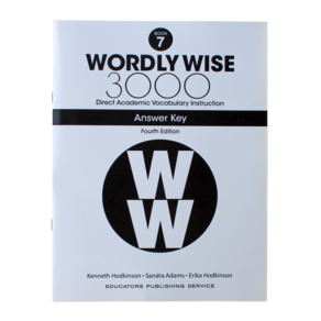 Wodly Wise 3000: Book 7 Answe Key (4/E), Educatos Pub Sevice