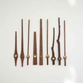 월넛 시계바늘 32cm 원형 라탄 시계만들기 부품, C 나뭇가지