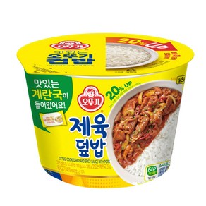 오뚜기 컵밥 제육덥밥, 310g, 6개