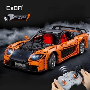 CaDA 카다 중국 레고 호환 블럭 마쯔다 RX-7 마스터 테크닉, 1개