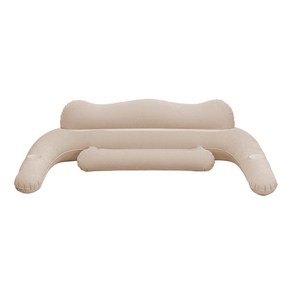 [봄시즌특가]Fokom 에어매트 캠핑 자충매트 펌프내장형 높이 40cm 야외 캠핑용 휴대용 간이침대, 에어등받이