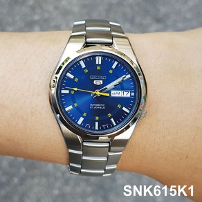 [정품]SEIKO 5 SNK615K1 세이코시계 오토매틱메탈시계 남성메탈시계 국내당일 발송 남성시계 정장시계 시계선물 메탈청판 남성손목시계