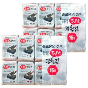 365 재래 광천김 조미 도시락김, 3.65g, 32개