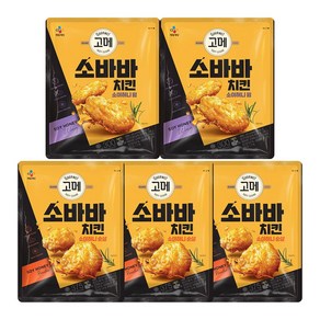 코스트코 CJ 고메 소바바치킨 소이허니 치킨 순살 375g x 3봉 + 치킨 윙 300g x 2봉, 5개, 135g