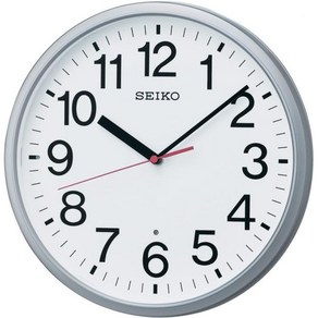 세이코 벽시계 벽걸이 시계 실버 메탈릭 직경 30.5cm Seiko KX230S 일본 정규품