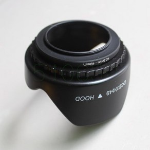 카메라렌즈후드 소니 NEX5t NEX 5 n 3 - 7 6 l A5000A6000 16-50mm 40.5mm 용 49mm 플라워 렌즈 후드 어댑터 링, 1개