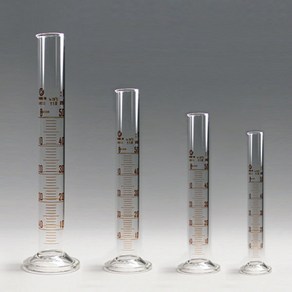 국산 메스실린더 유리 10ml~100m 과학실험 비이커 재료, 1 유리 메스실린더 10ml