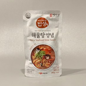 맛있는밥상 해물탕양념 100g x 1팩 집에서 즐기는 해물탕, 해물탕 양념소스 100g x 1팩, 1개