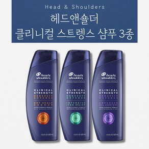 헤드앤숄더 클리니컬 스트렝스 샴푸 400ml (가려움완화용 멘솔) (초록병), 1개