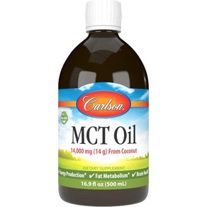 칼슨 MCT오일 14000mg (14g) 코코넛오일 리퀴드 500mL, 1개