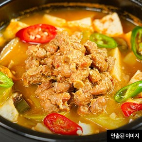 청국장찌개 캠핑음식 밀키트 백년찬방, 350g, 1개