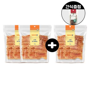 [2+1]네츄럴코어 네코즈 천연간식 대용량간식, 2개, 360g, A01 소프트치킨슬라이스