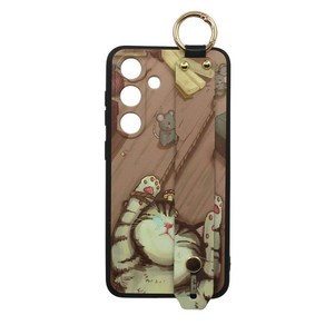 신서엔코 갤럭시 S25 S25플러스 S25울트라 케이스 Galaxy Phone Case SCS-1540 애니 핸드 스트랩 휴대폰 케이스