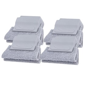 창문창틀 청소 브러쉬 깨끗한 청소솔 창틀청소도구 그레이4P, 그레이, 1세트