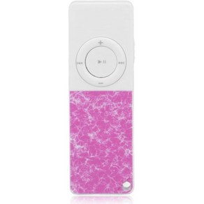 MP3 플레이어 슬림 클래식 다기능 MP3 음악 플레이어 180mAh 소음 감소 휴대용 HiFi MP3 플레이어 최대 64GB(블랙), Puplish Red