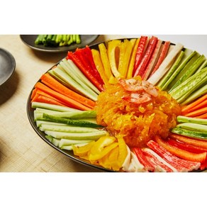 [오수연 푸드]수연이네 맛깔 해파리냉채 500g 채소포함(오이당근파프리카)