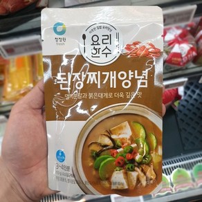 청정원 요리한수 된장찌개 양념 150g, 일반포장 동절기만, 1개