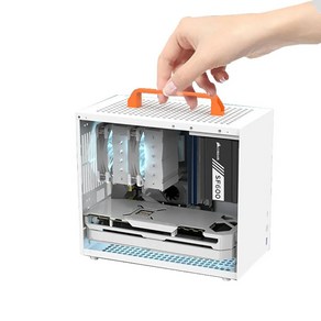 SGPC K77Ai PC 미니타워 케이스 화이트 15.5L, K88ai 17.5L, 1개