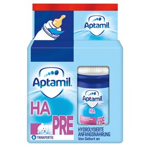 압타밀 독일 이니셜 액상 분유 180ml 2개입 4팩 Aptamil Initial milk Pe HA eady to dink Poexpet 180ml